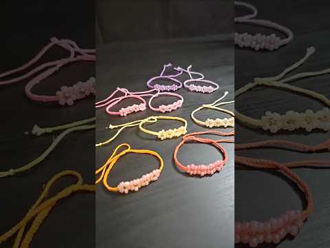 Beaded Flower Friendship Bracelet