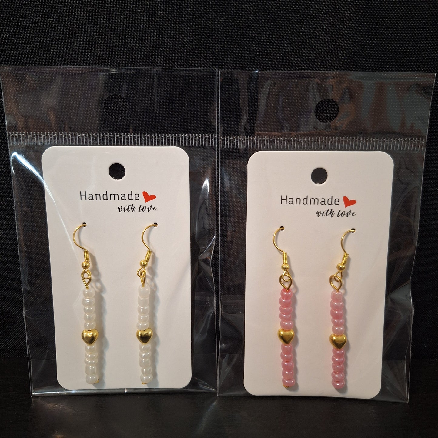 Heart Beads Earrings