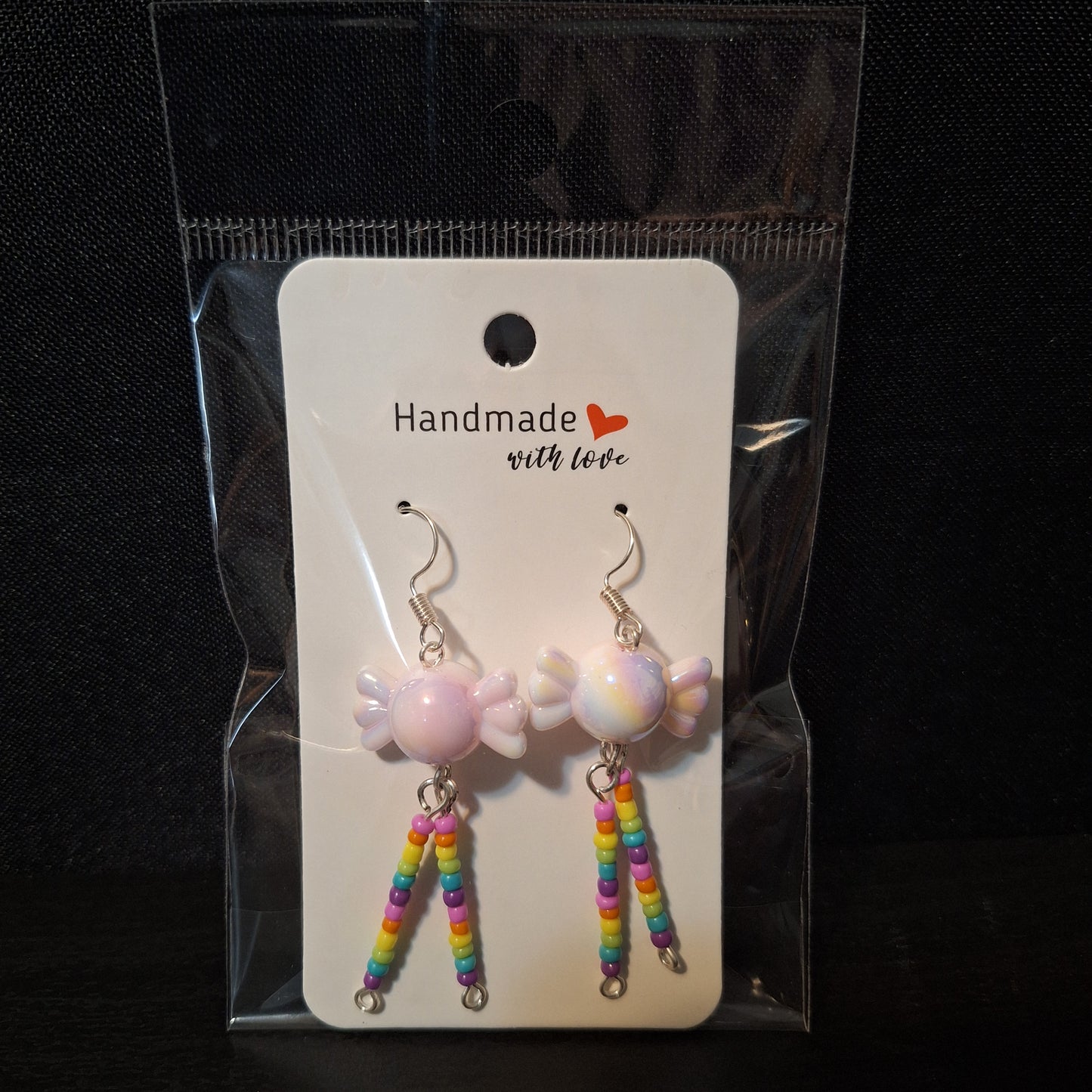 Rainbow Candy Beads Earrings