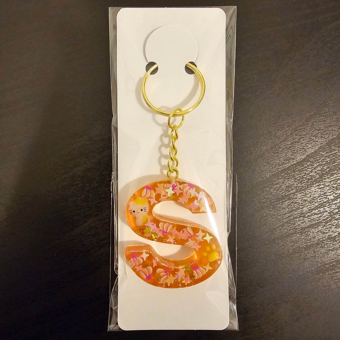 Initial S Keychain