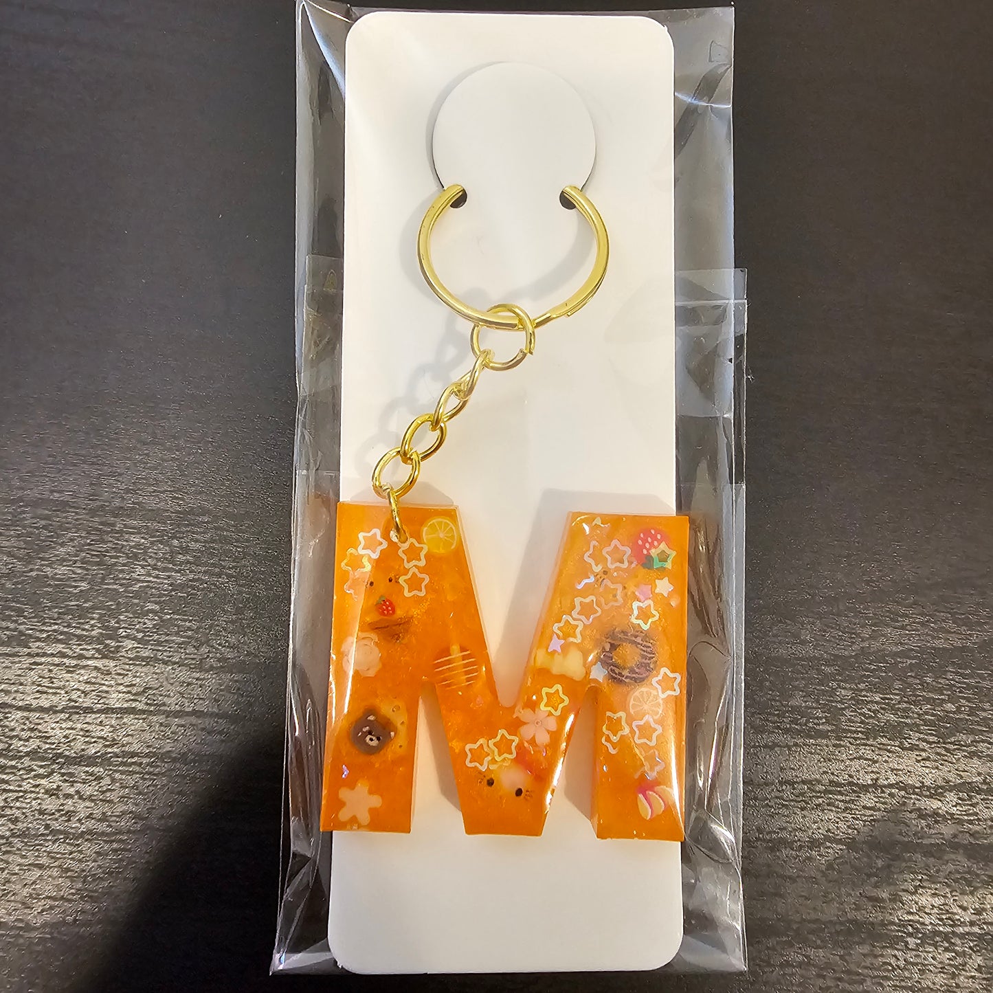 Initial M Keychain