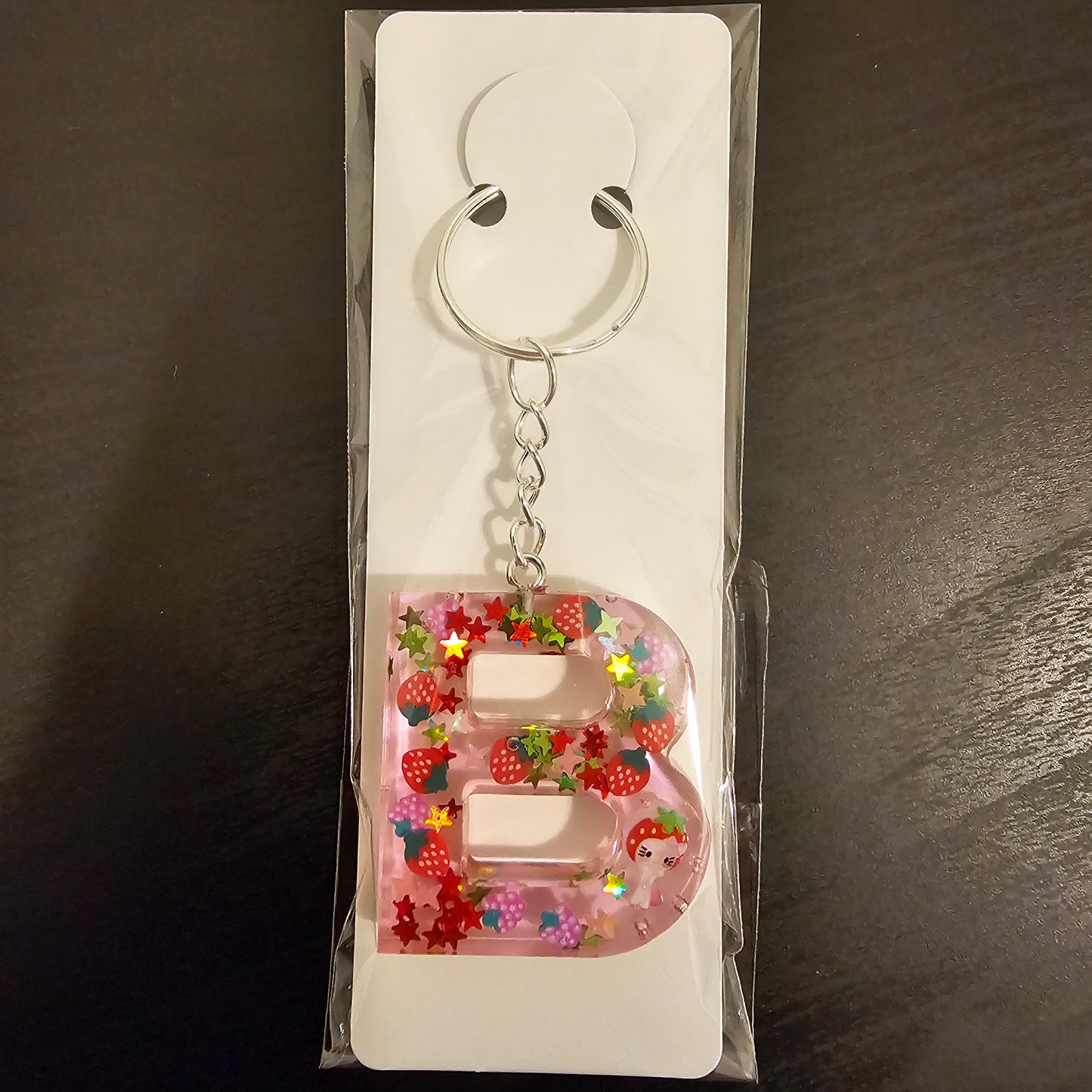 Initial B Keychain
