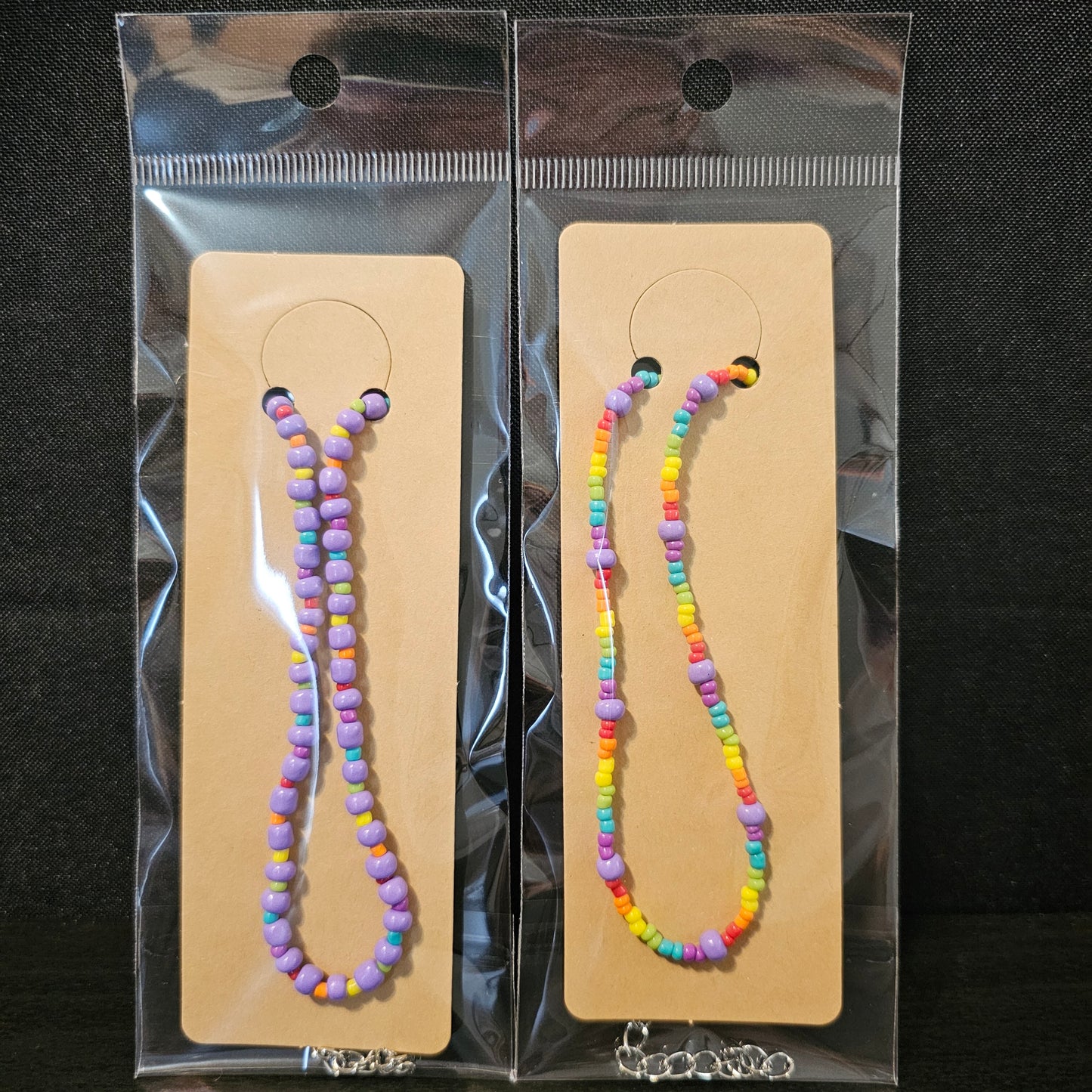 Rainbow Seed Beads Necklace
