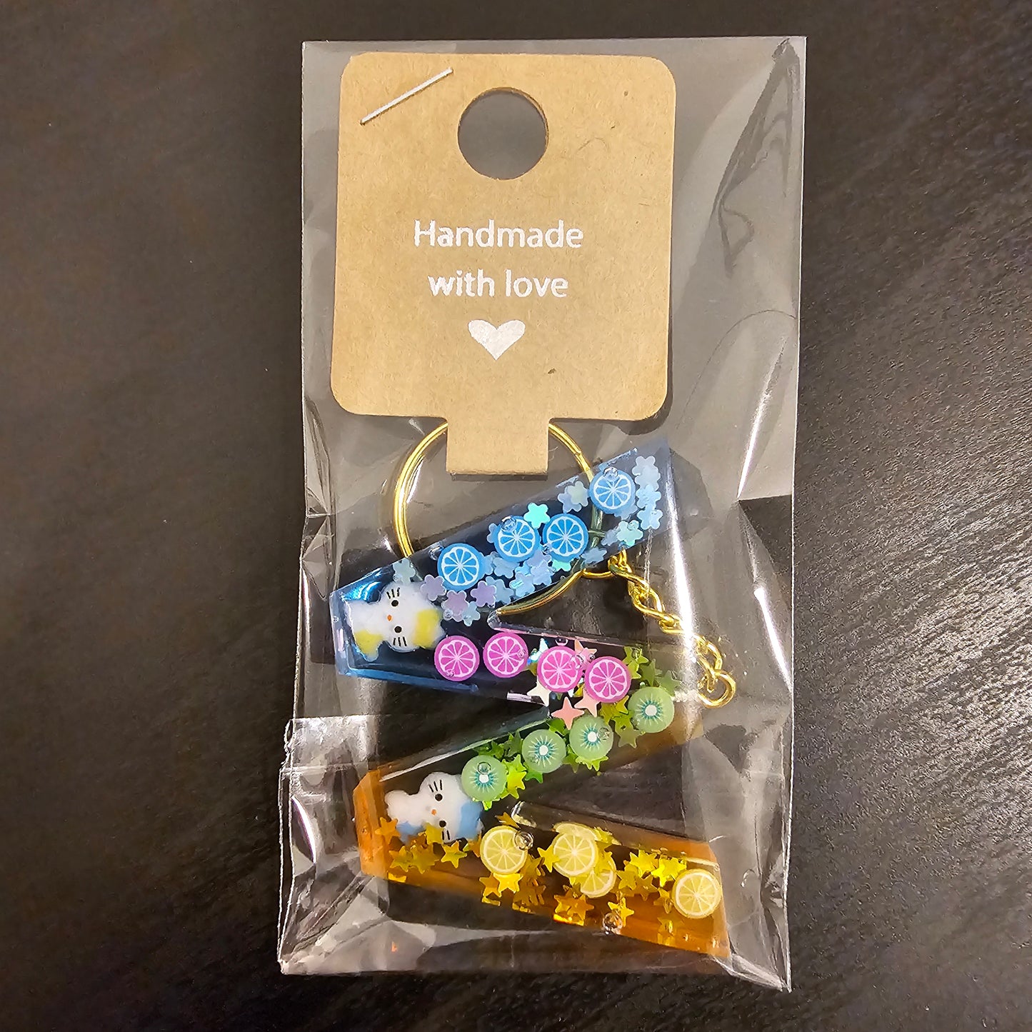 Initial W Keychain