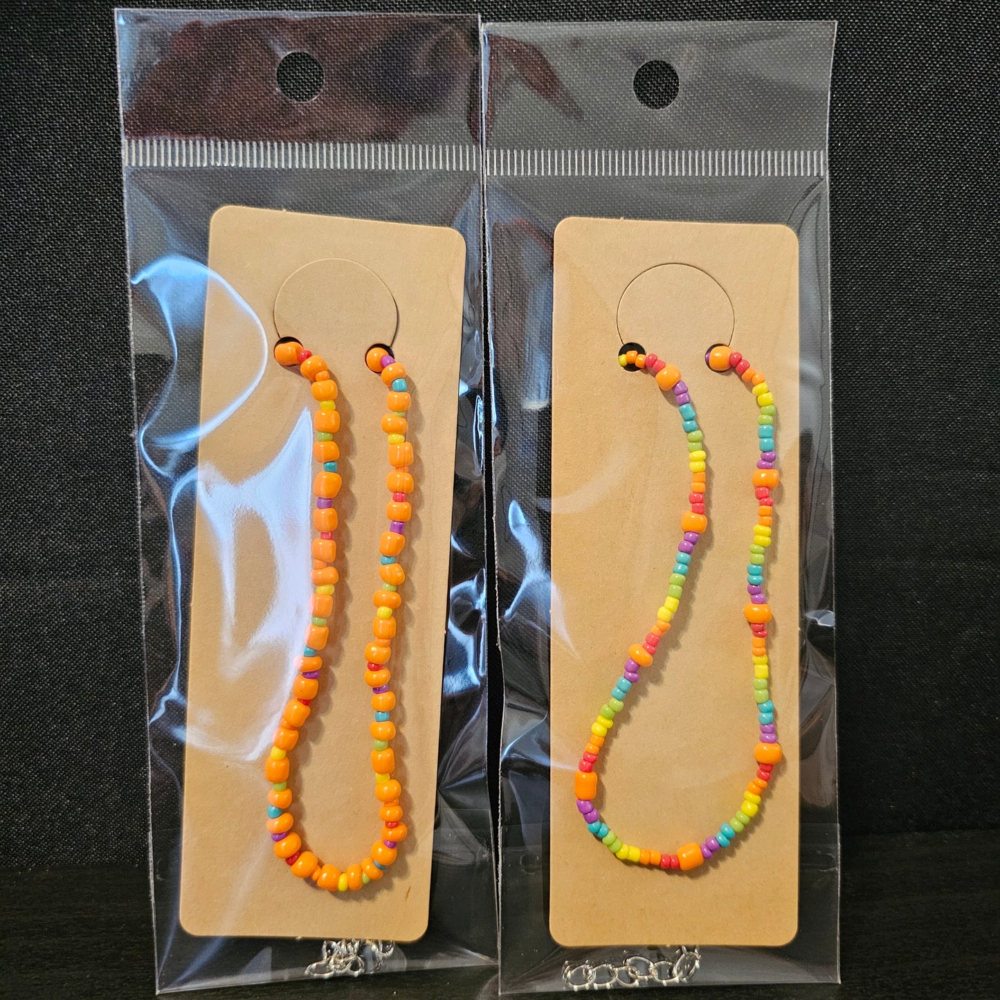 Rainbow Seed Beads Necklace