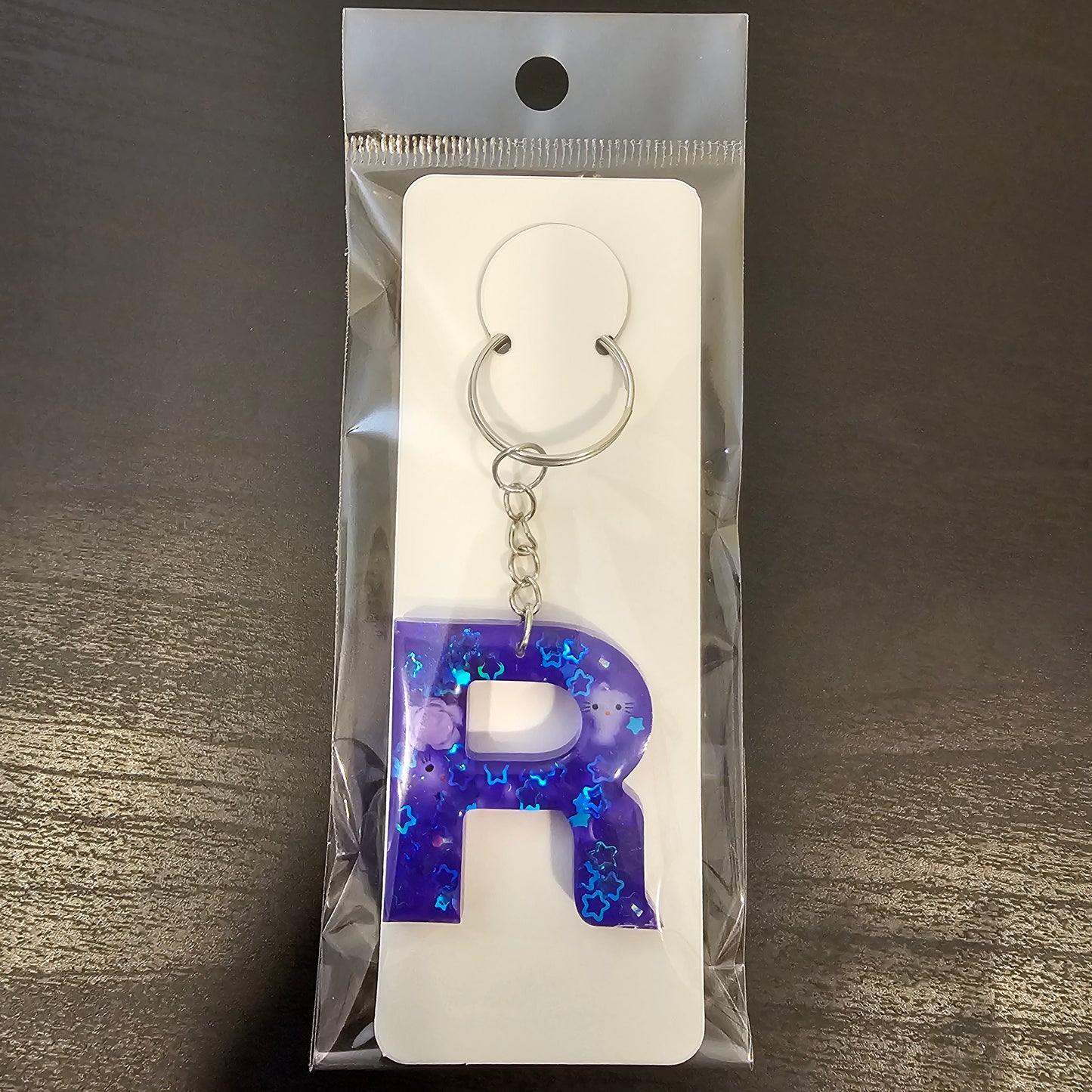 Initial R Keychain