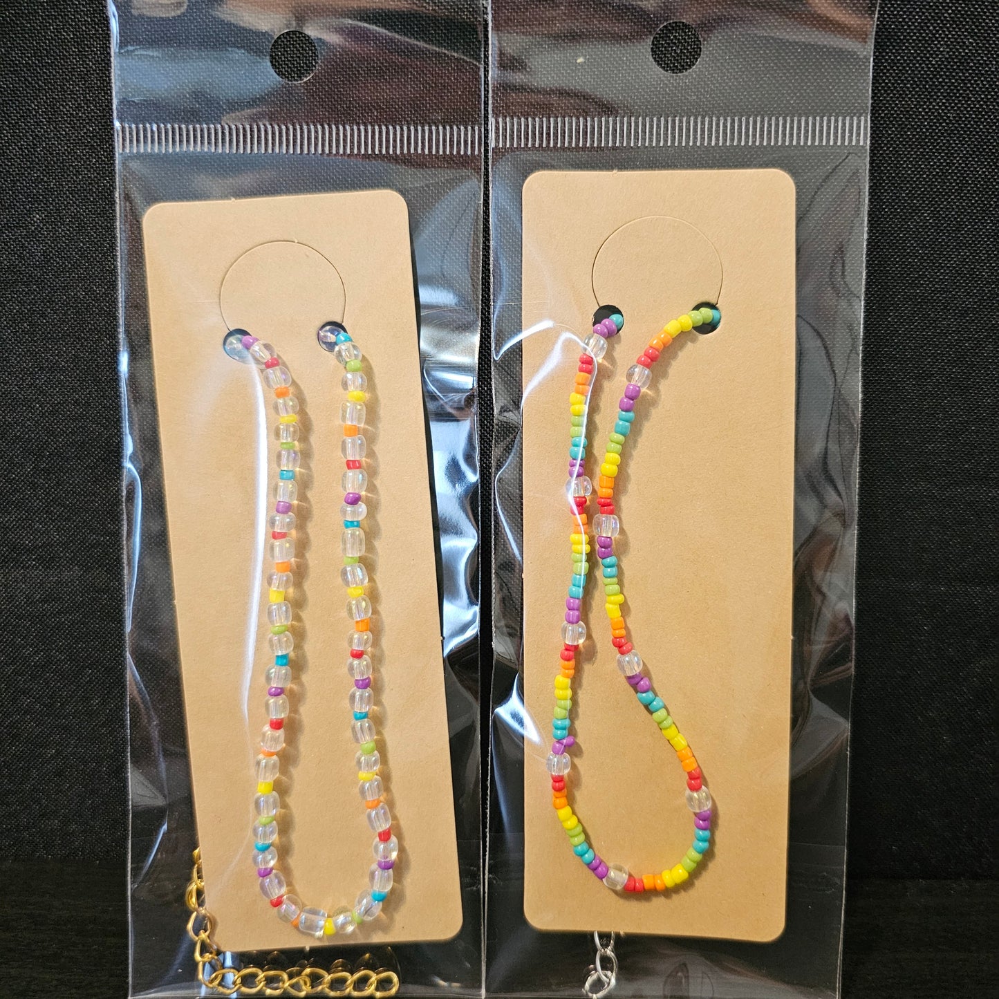 Rainbow Seed Beads Necklace