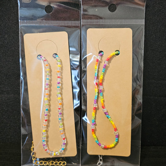 Rainbow Seed Beads Necklace