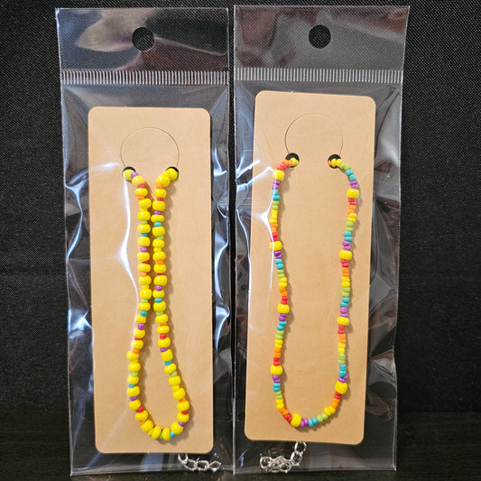 Rainbow Seed Beads Necklace