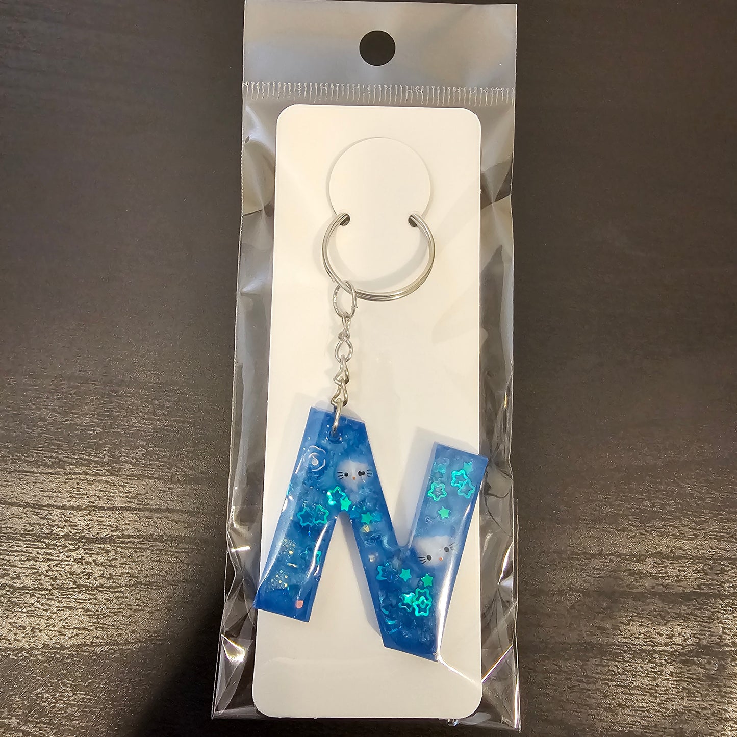 Initial N Keychain