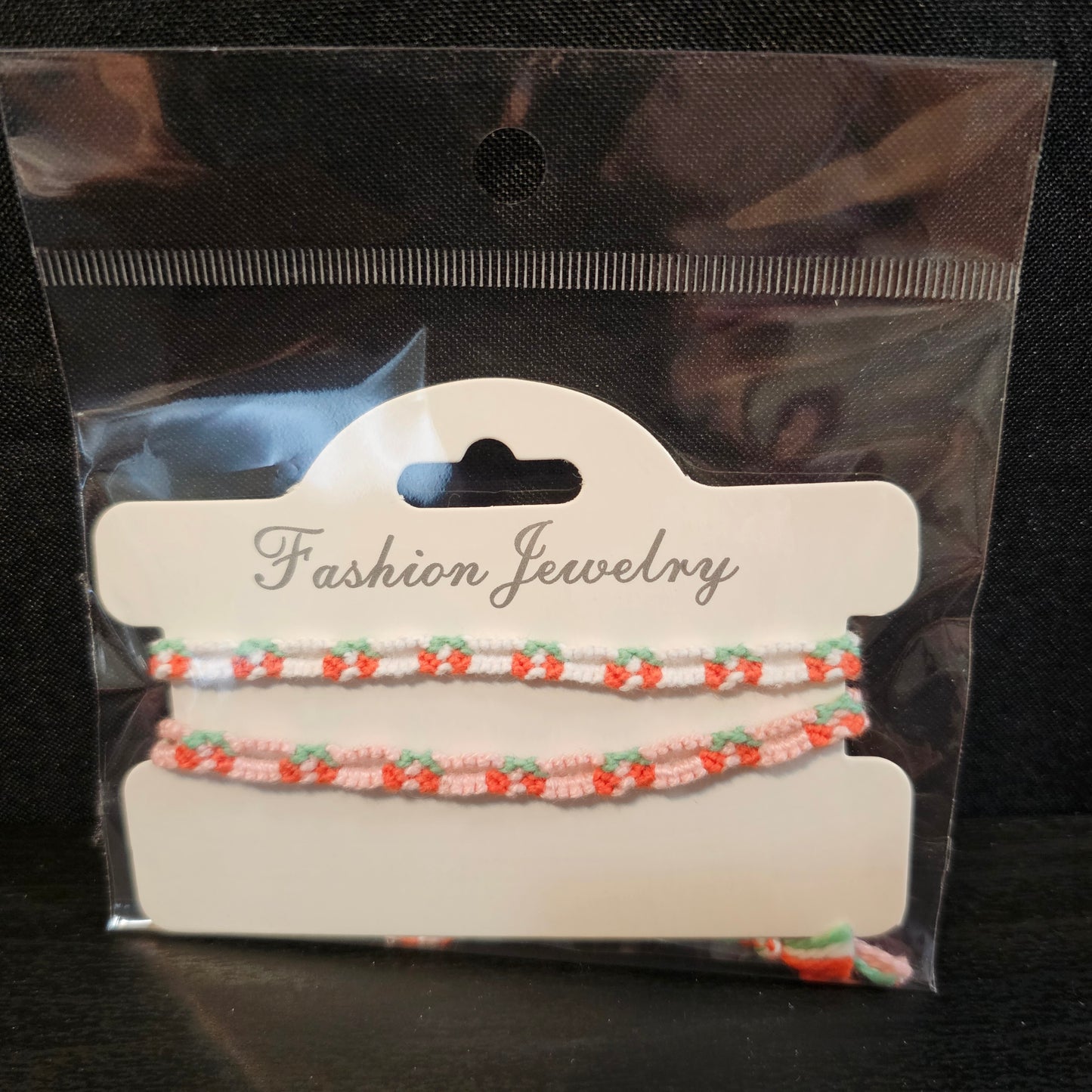 Cherry Chain Friendship Bracelet