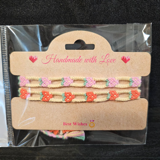 Strawberry Chain Friendship Bracelet