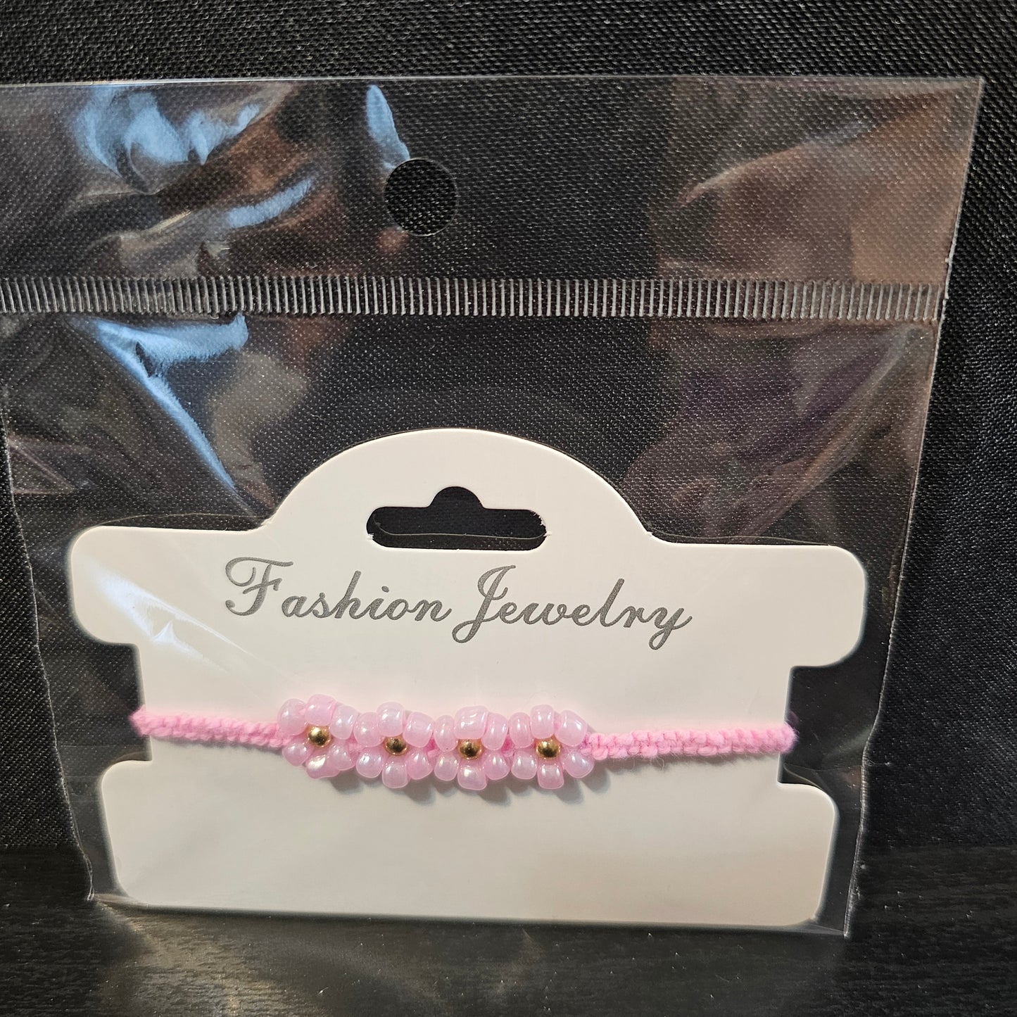 Beaded Flower Friendship Bracelet