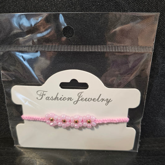 Beaded Flower Friendship Bracelet