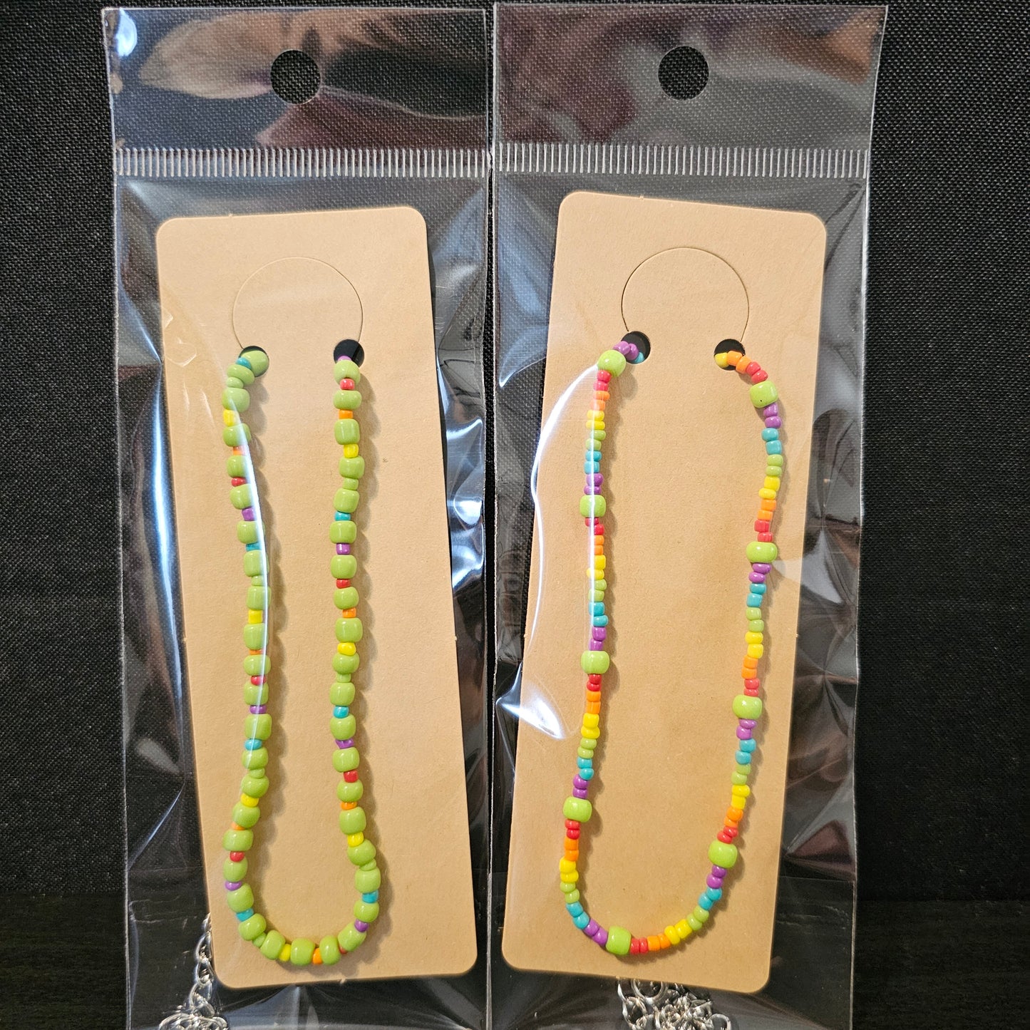 Rainbow Seed Beads Necklace