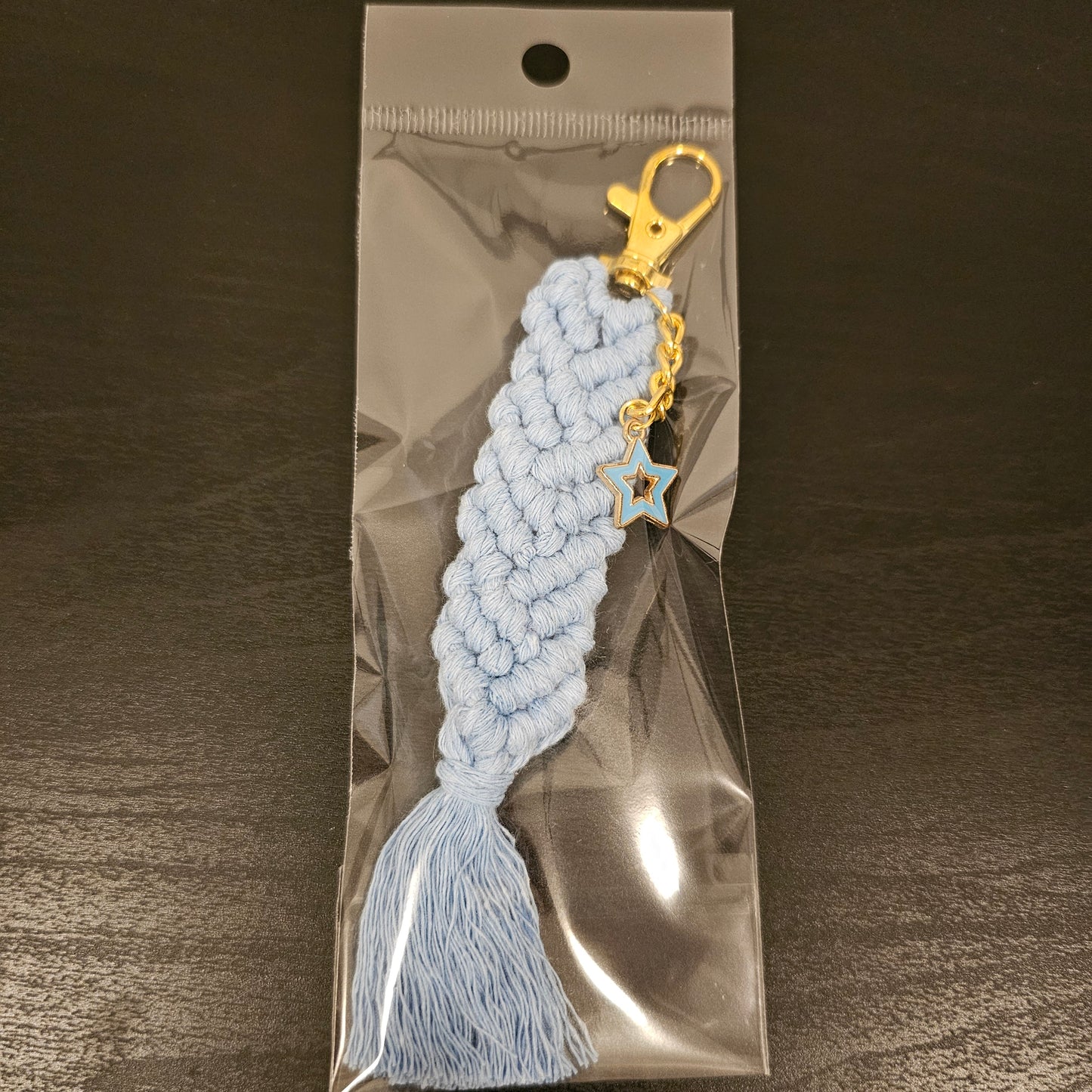 Macrame Mermaid Keychain