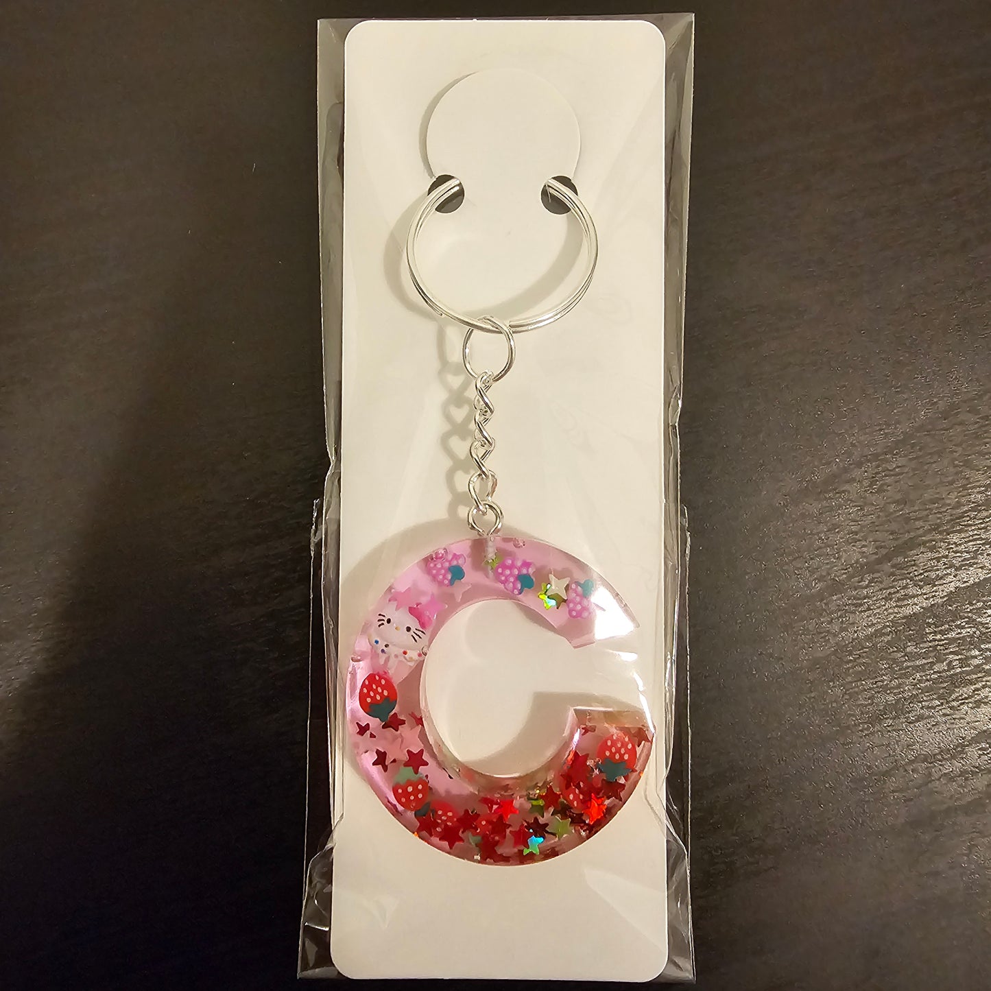 Initial C Keychain