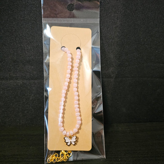Butterfly Charm Beads Necklace
