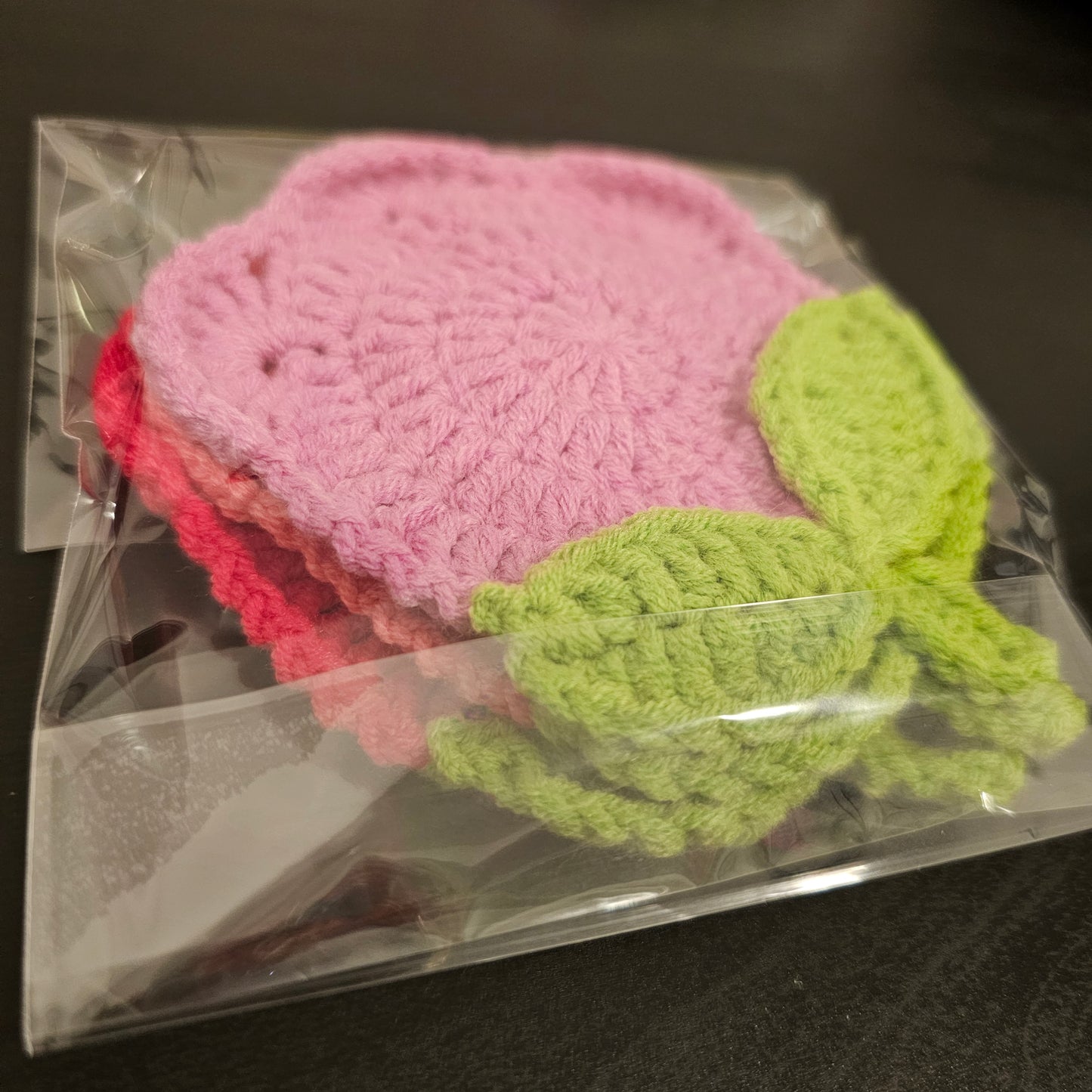 Crocheted Tulip Coaster