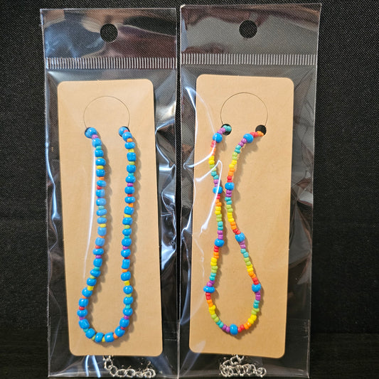 Rainbow Seed Beads Necklace