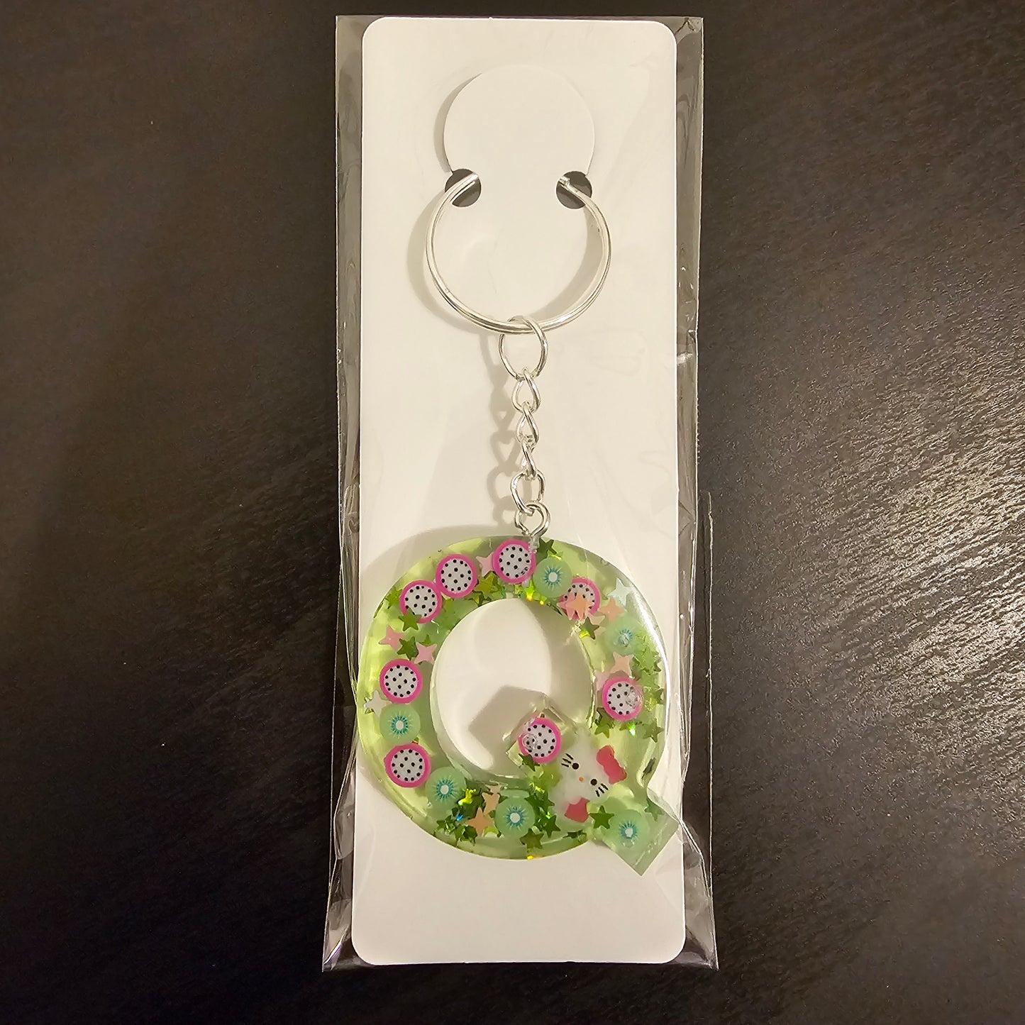 Initial Q Keychain