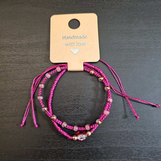 Beaded Macrame Bracelet