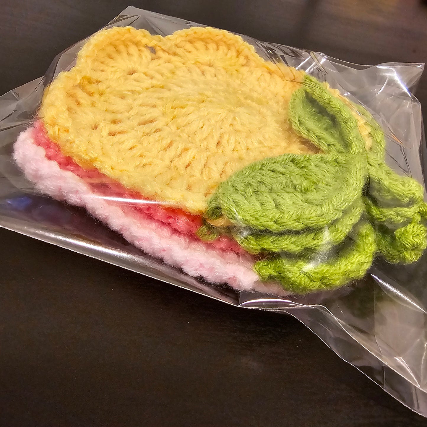 Crocheted Tulip Coaster