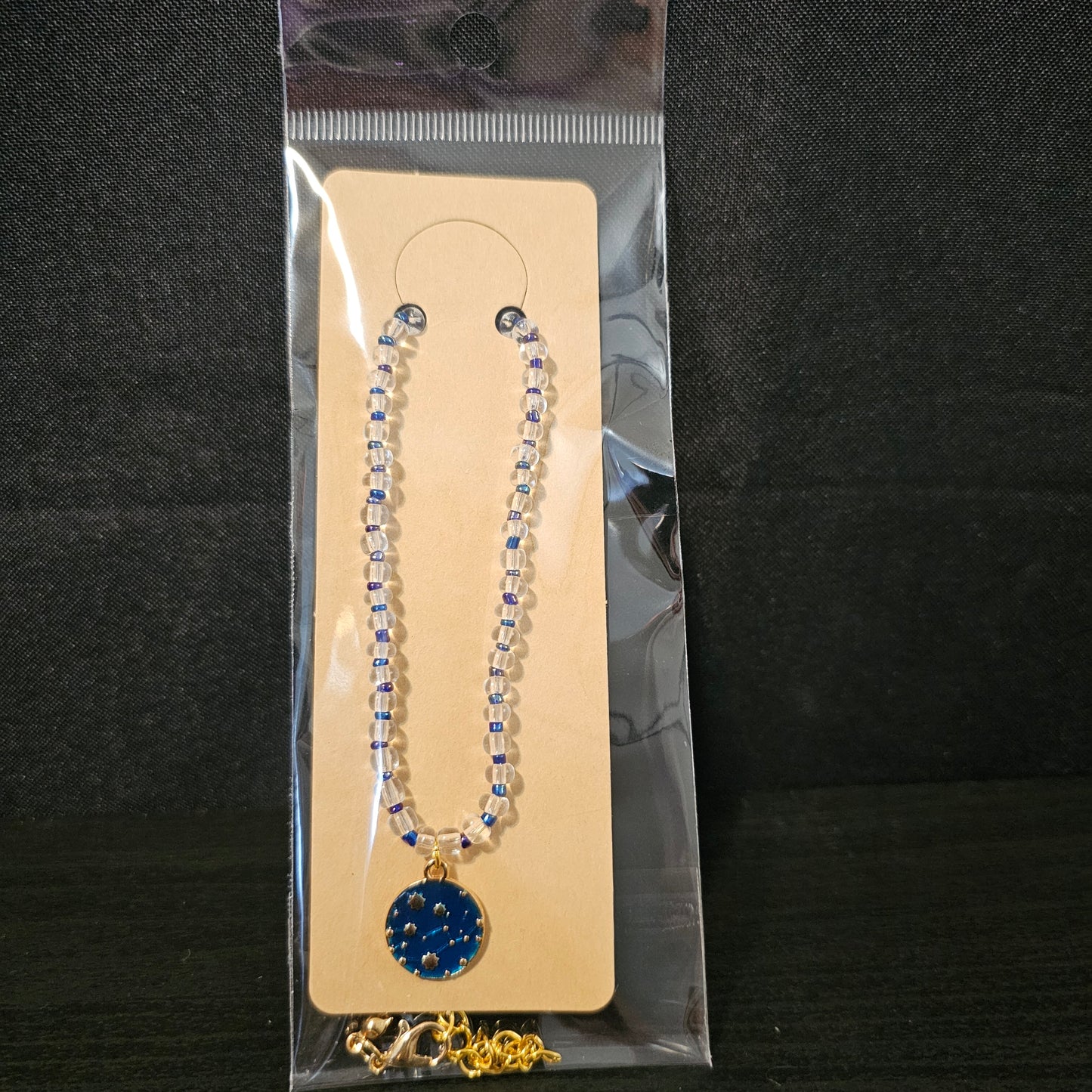 Planet Charm Beads Necklace