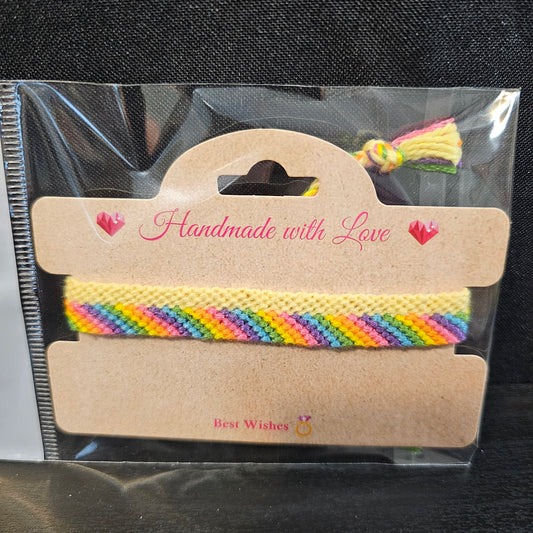 Rainbow Chevron Friendship Bracelet