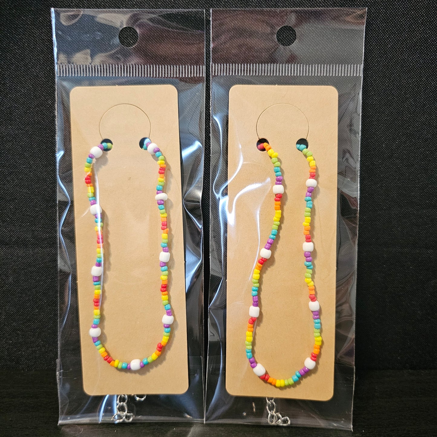 Rainbow Seed Beads Necklace