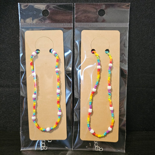 Rainbow Seed Beads Necklace