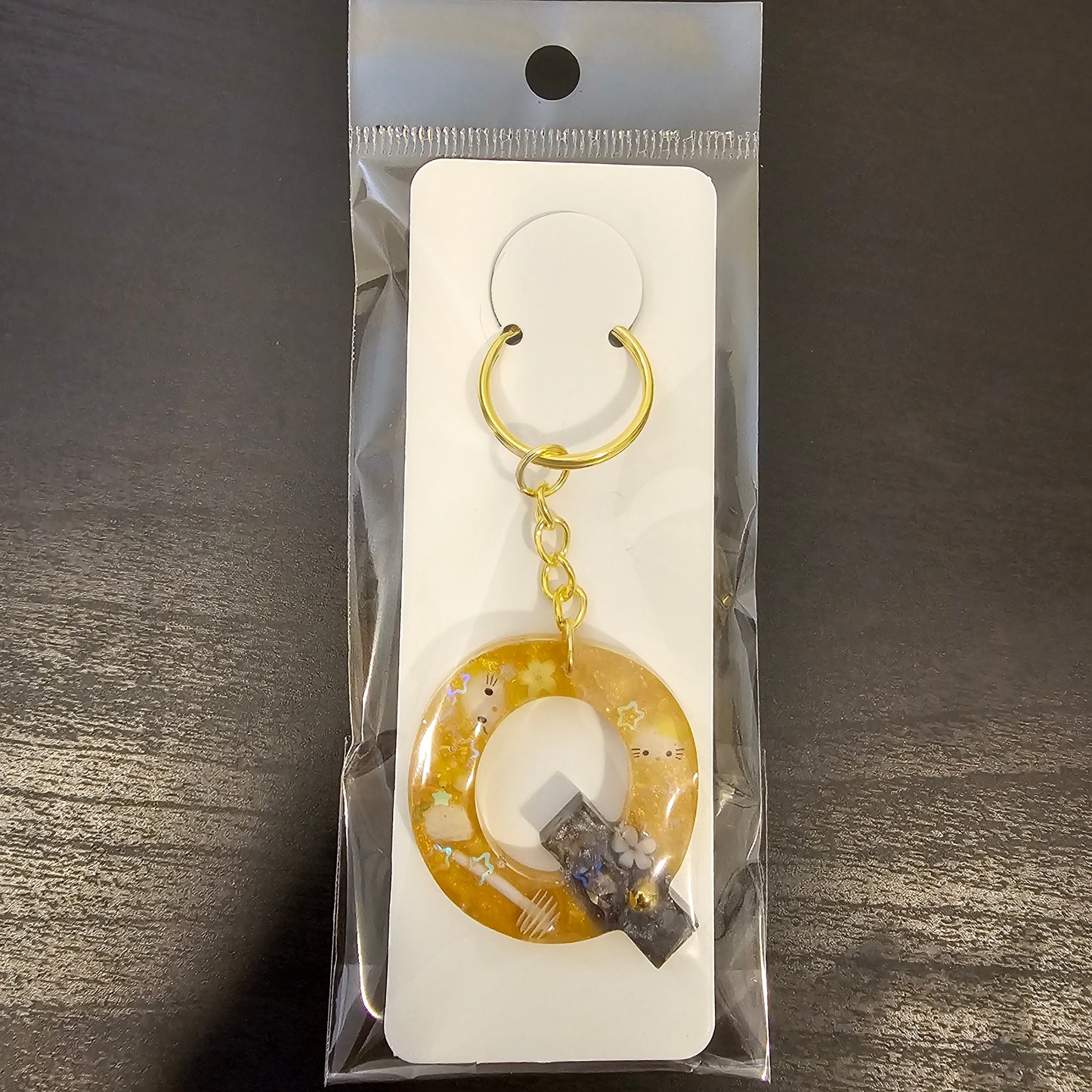 Initial Q Keychain