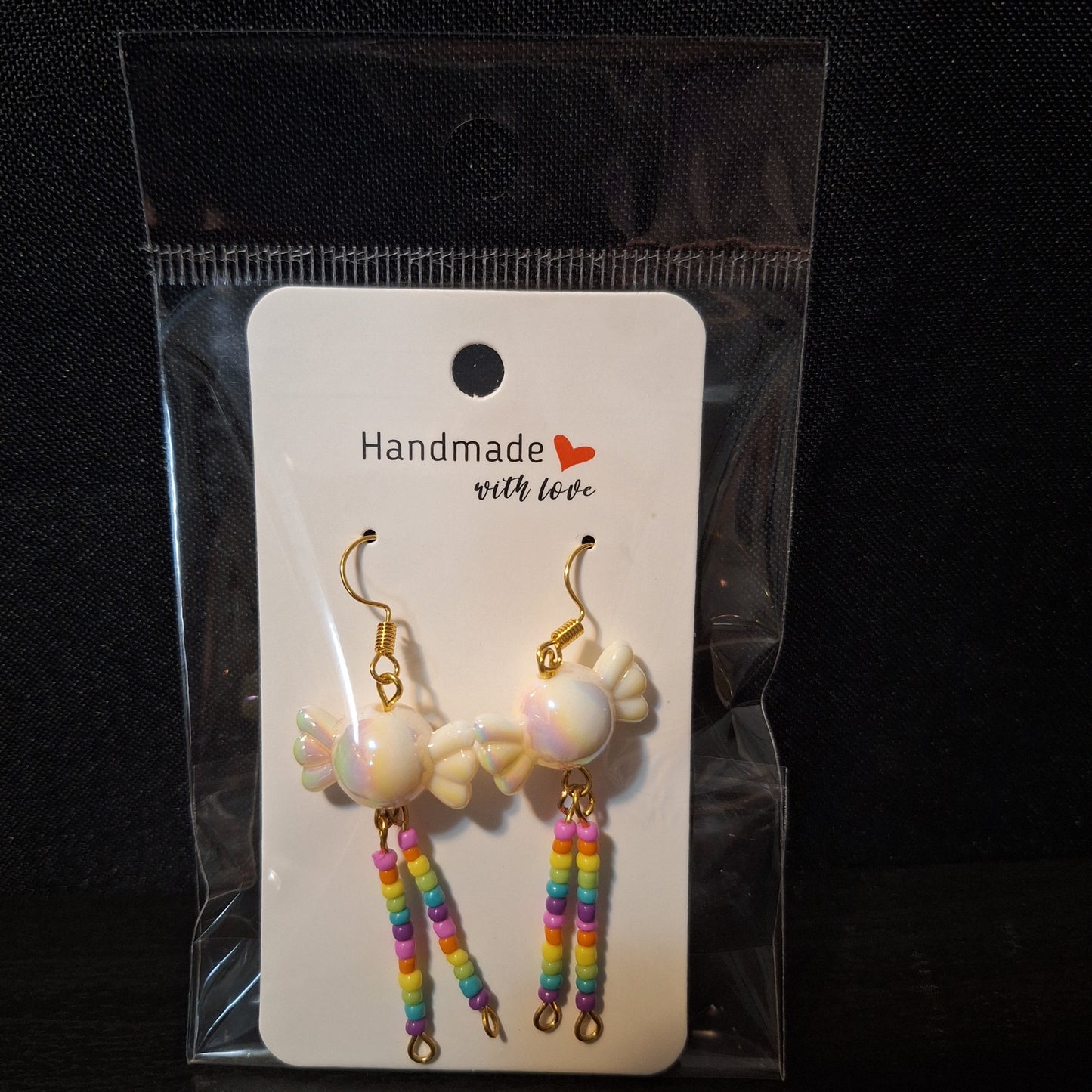 Rainbow Candy Beads Earrings