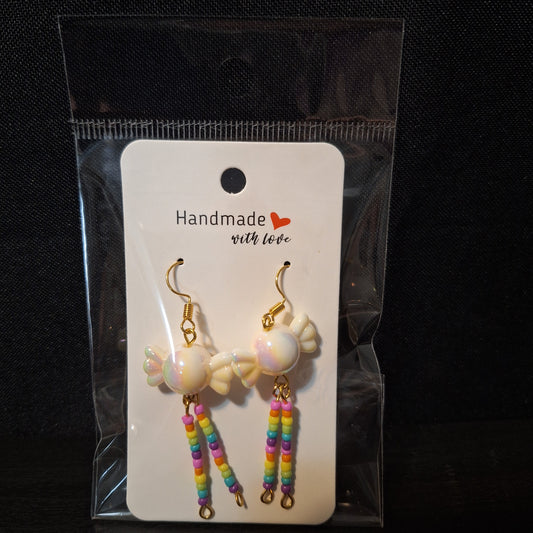 Rainbow Candy Beads Earrings