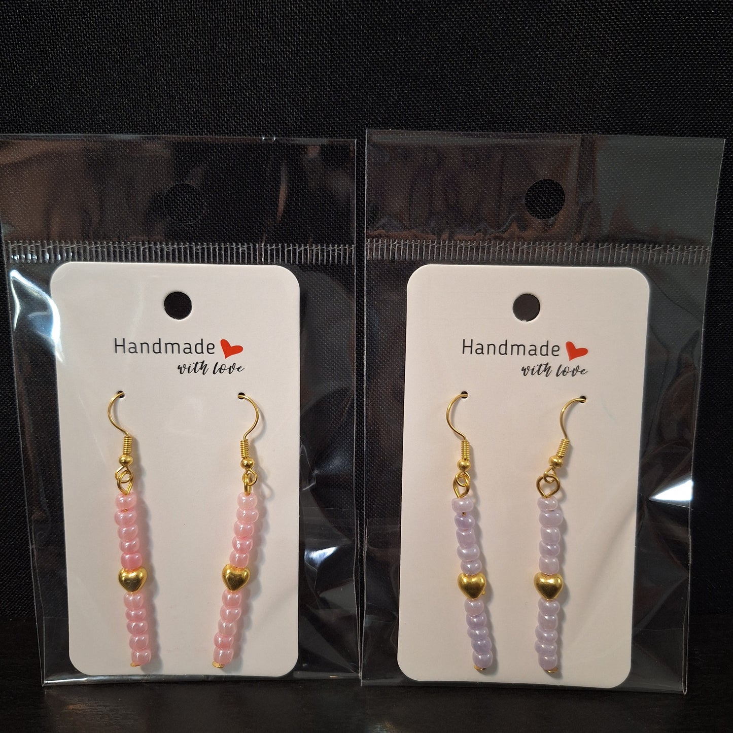 Heart Beads Earrings