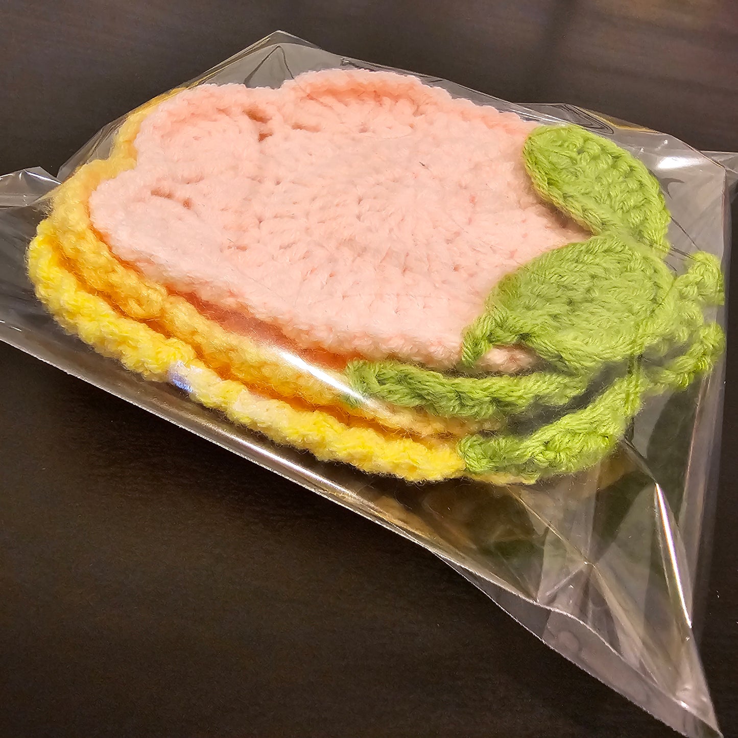 Crocheted Tulip Coaster