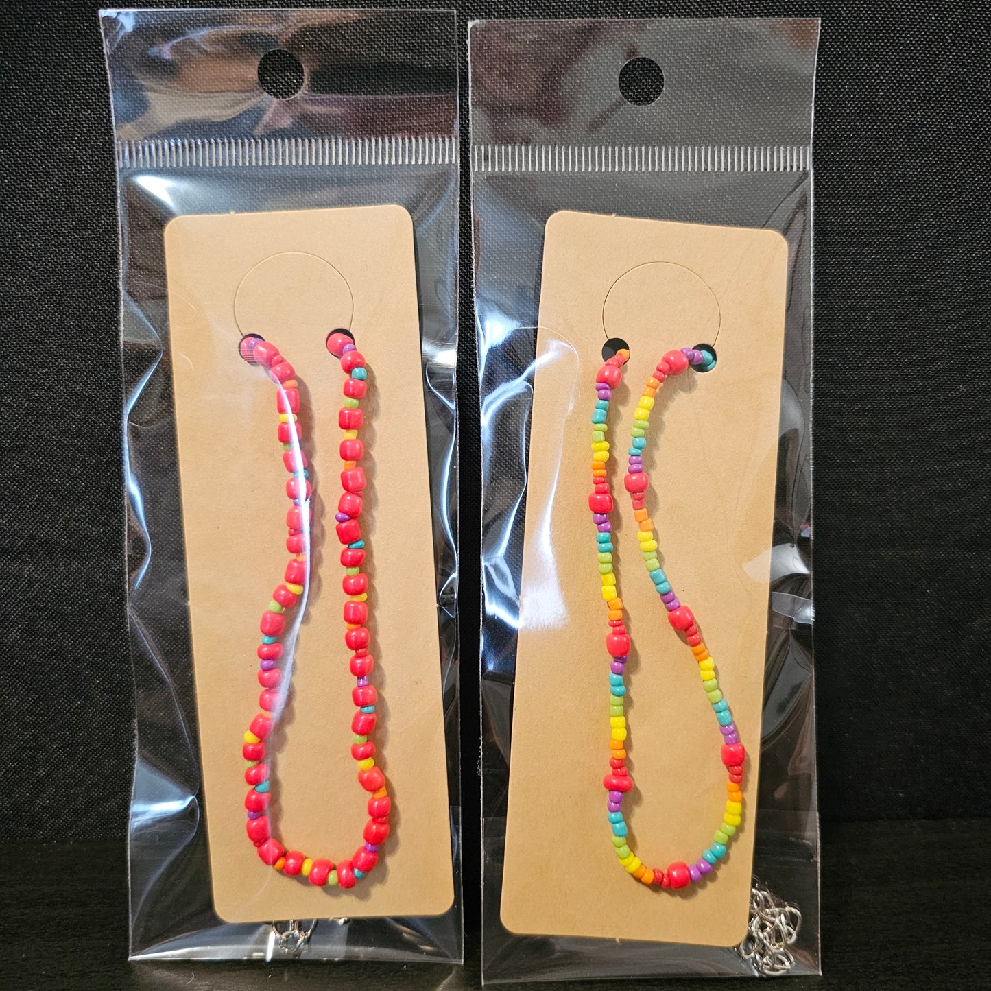 Rainbow Seed Beads Necklace