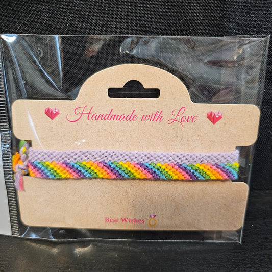 Rainbow Chevron Friendship Bracelet