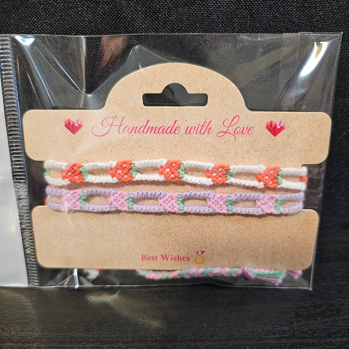 Strawberry Chain Friendship Bracelet