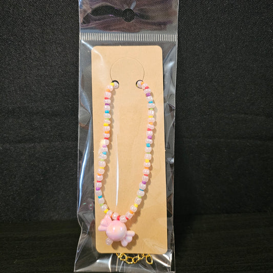 Rainbow Seed Beads Candy Necklace