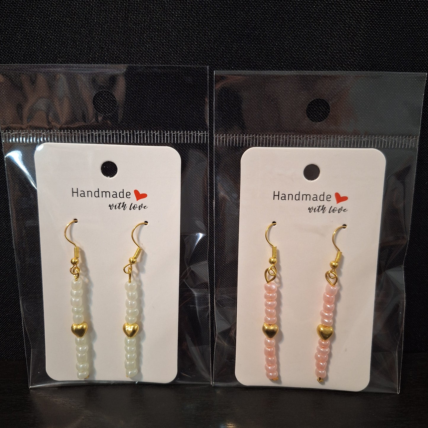 Heart Beads Earrings