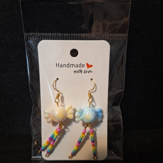 Rainbow Candy Beads Earrings