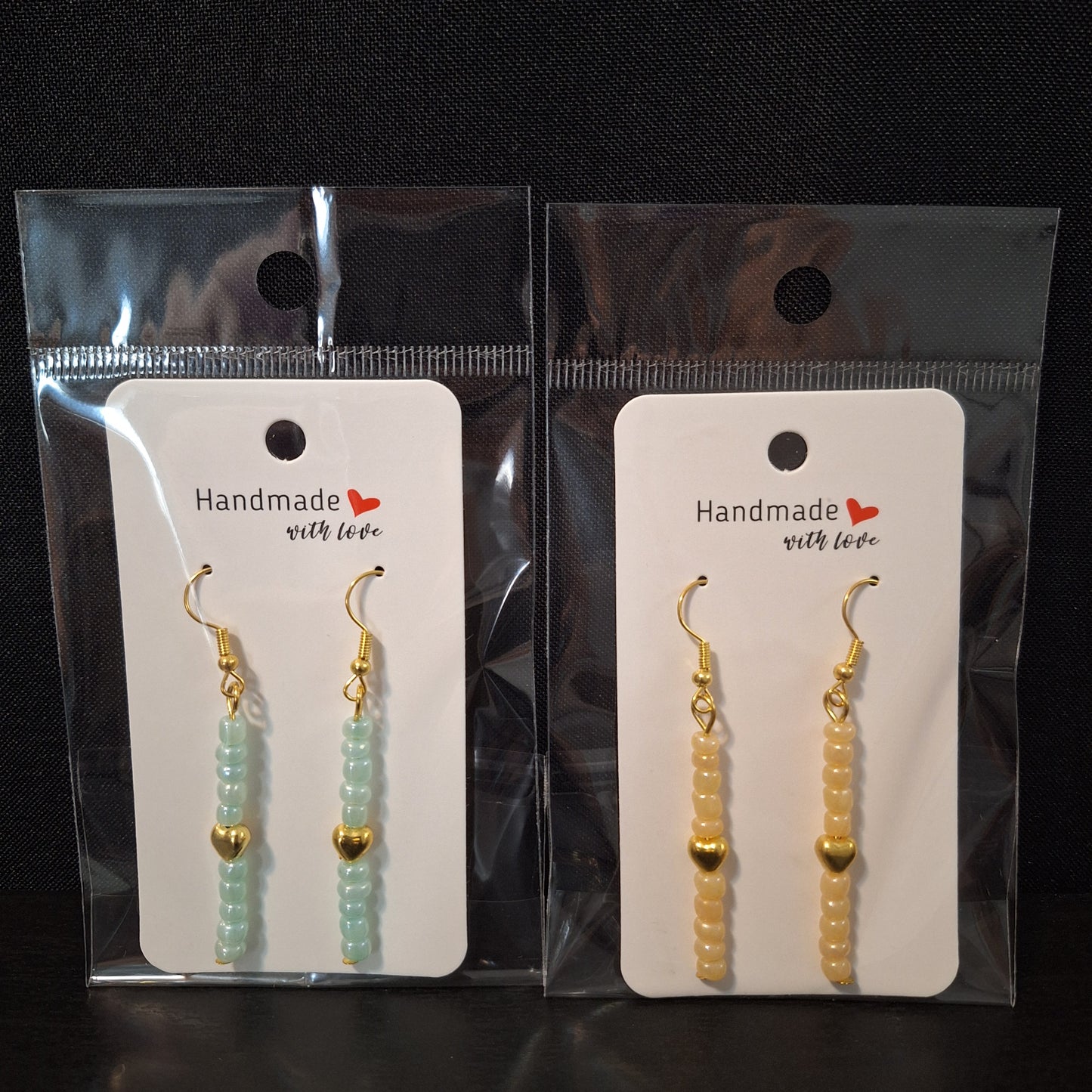 Heart Beads Earrings