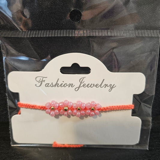 Beaded Flower Friendship Bracelet