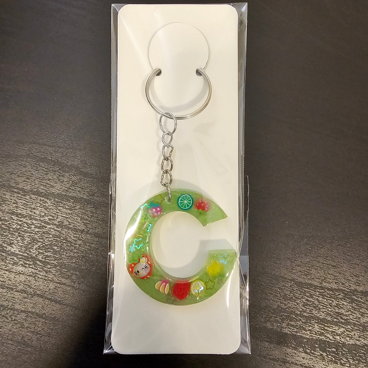 Initial C Keychain