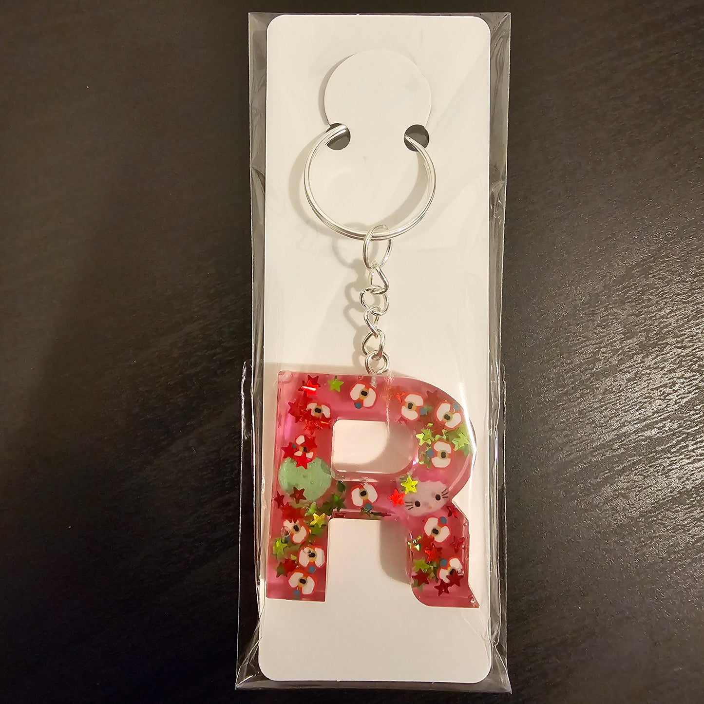 Initial R Keychain