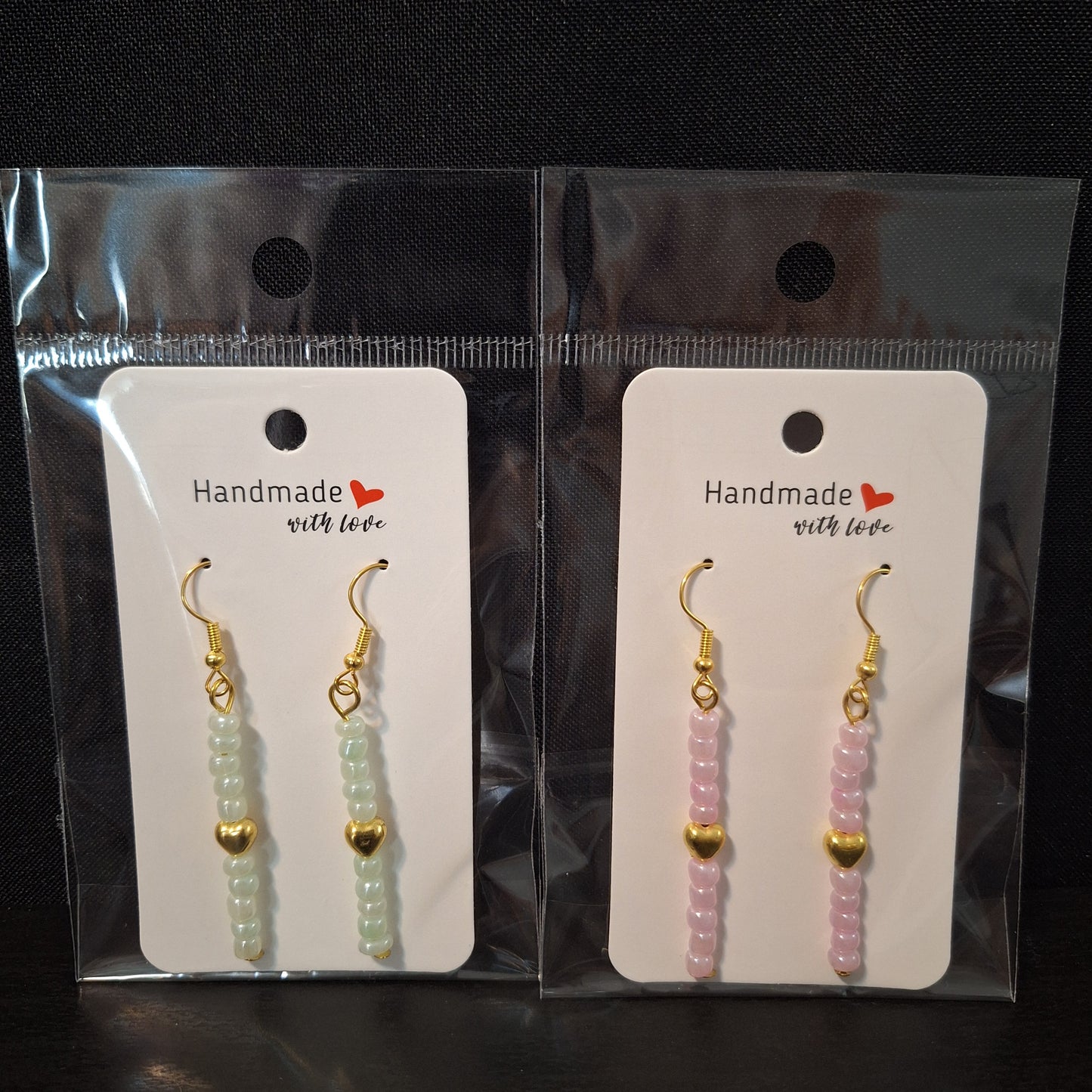 Heart Beads Earrings