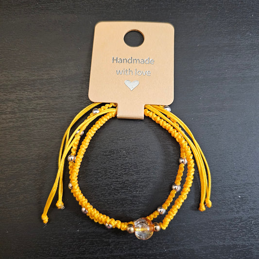 Beaded Macrame Bracelet