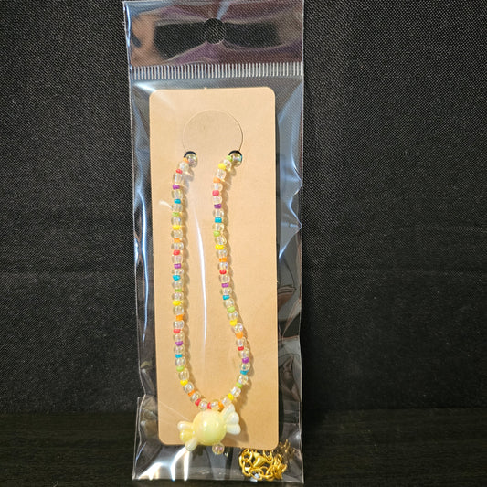 Rainbow Seed Beads Candy Necklace