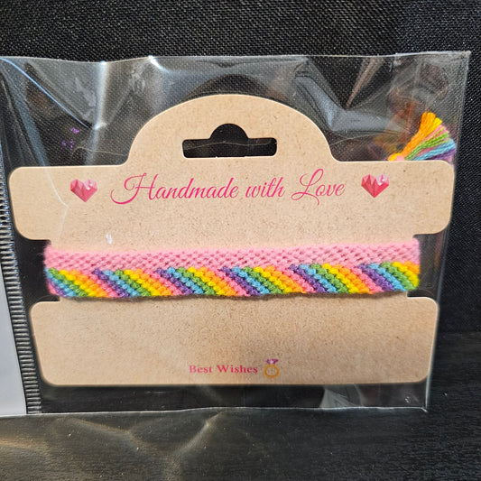 Rainbow Chevron Friendship Bracelet